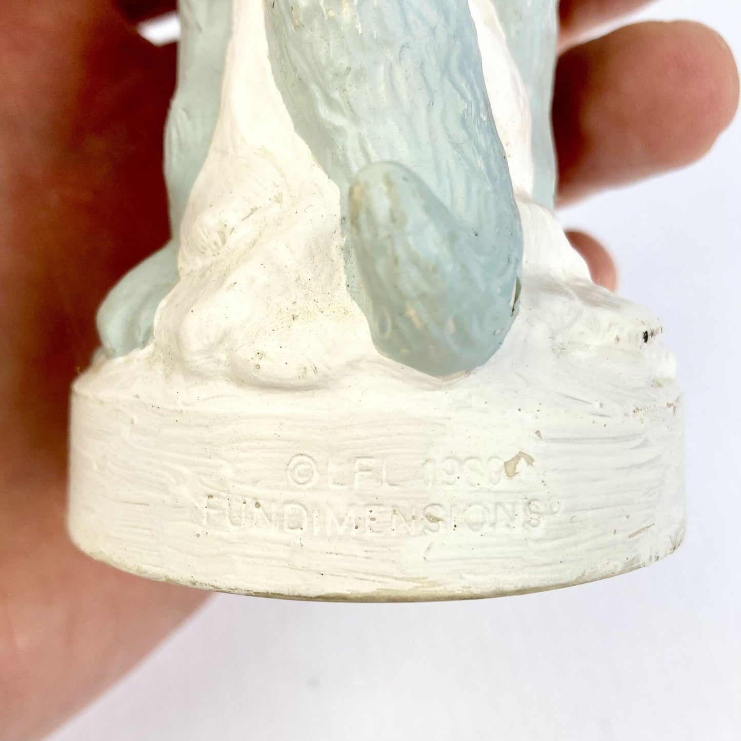 Vintage 1980 Fundimensions Luke Skywalker on TaunTaun Figurine Painted Plastic