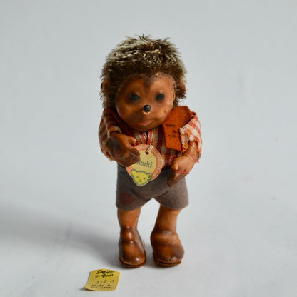 Steiff Hedgehog Macki 4.5" Doll Figure Figurine Vintage