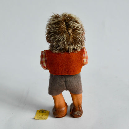 Steiff Hedgehog Macki 4.5" Doll Figure Figurine Vintage
