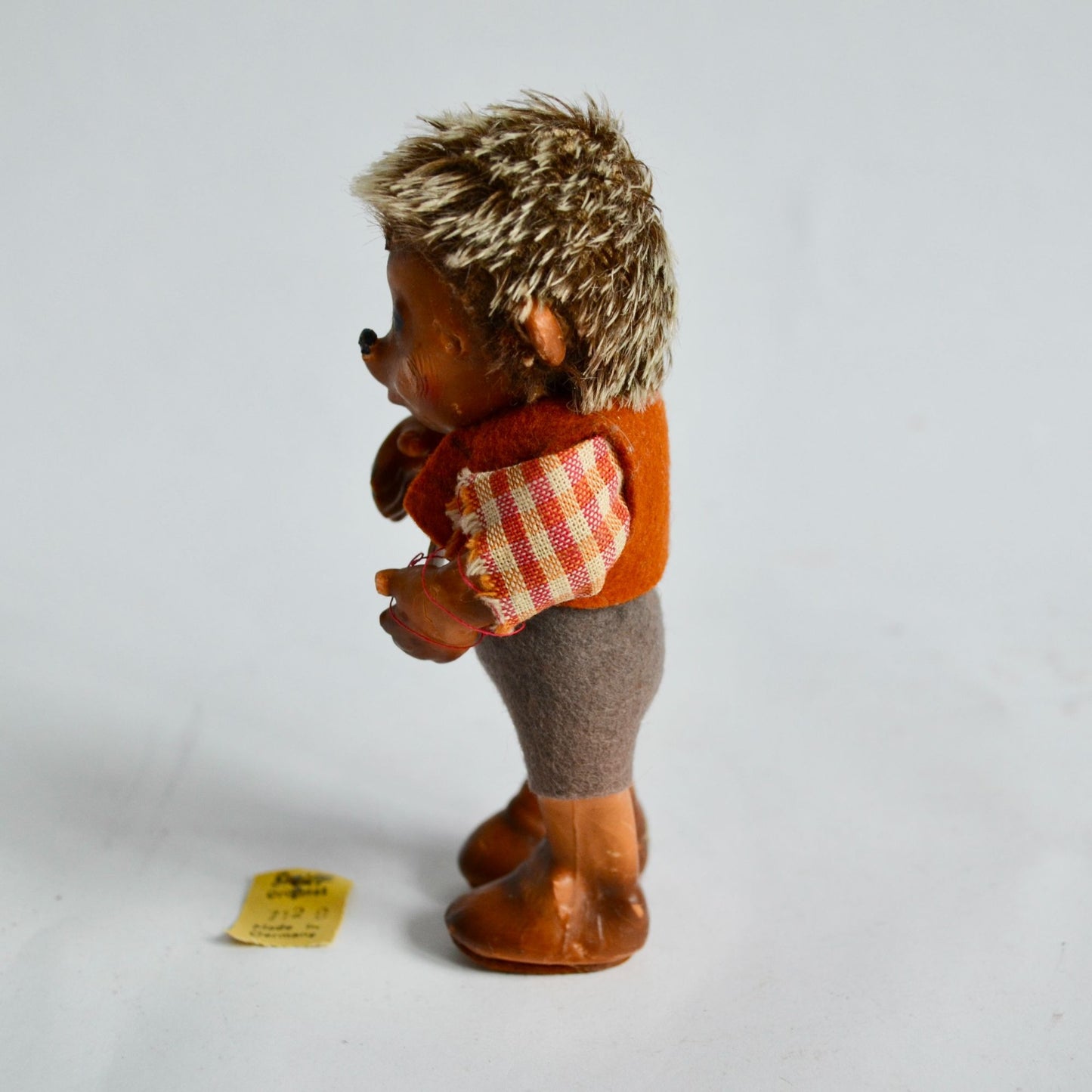 Steiff Hedgehog Macki 4.5" Doll Figure Figurine Vintage
