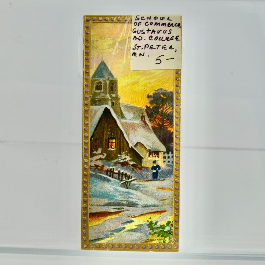 Antique Victorian Trade Card Gustavus Adolphus College MN