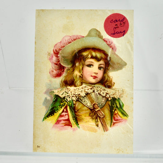 Antique Victorian Trading Trade Card Musketeer