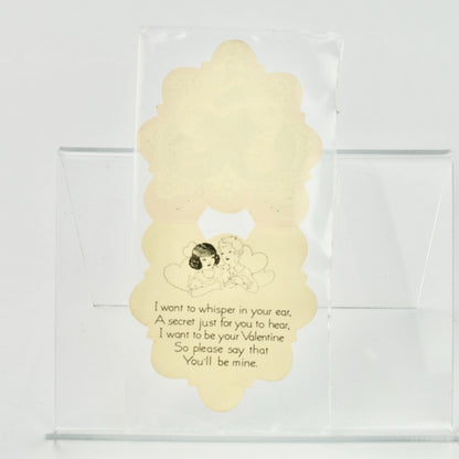 Vintage Cupid's Token Valentine Card
