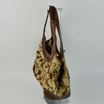 Coach 12232 Ergo Op Art Kisslock Brown