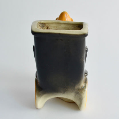 Shawnee Pottery Donkey Pulling Cart Planter Vintage #709