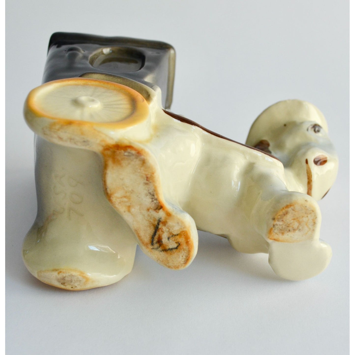 Shawnee Pottery Donkey Pulling Cart Planter Vintage #709