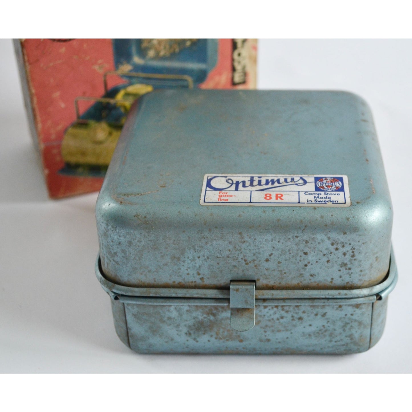 Vintage Optimus 8R Gas Camp Stove Made in Sweden UNTESTED