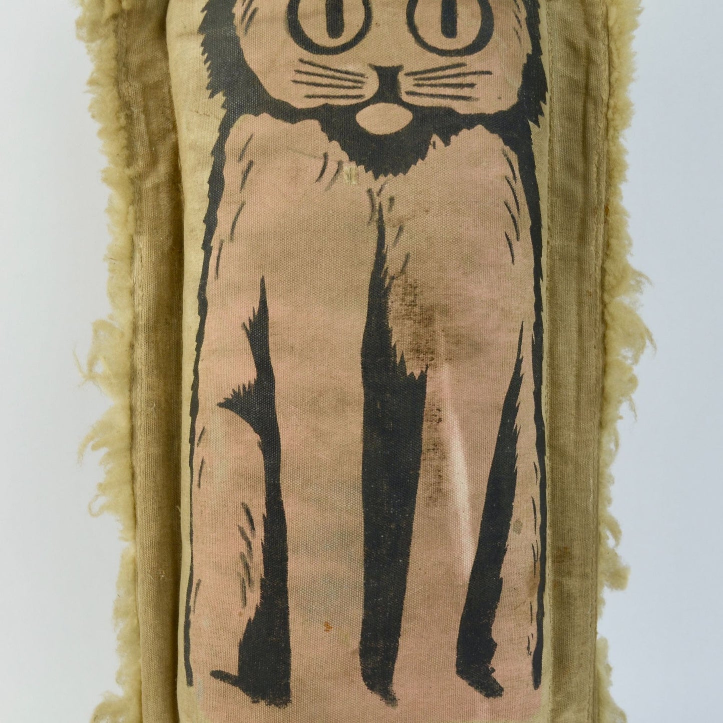 Vintage 1930s Era Carnival Knock Down Punk Cat Folk Art