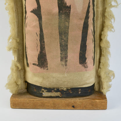 Vintage 1930s Era Carnival Knock Down Punk Cat Folk Art