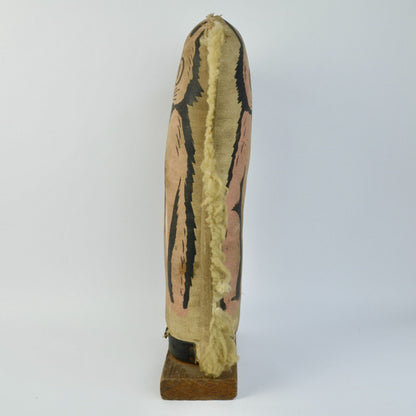 Vintage 1930s Era Carnival Knock Down Punk Cat Folk Art