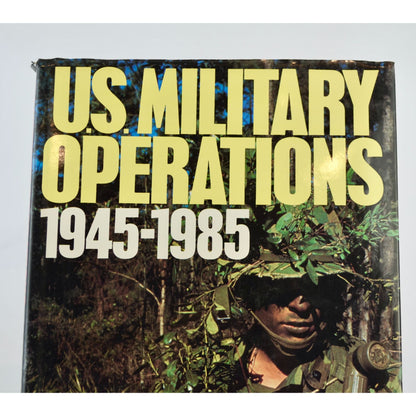 U.S. Military Operations 1945-1985 Vintage Hardcover Book by Kenneth Anderson