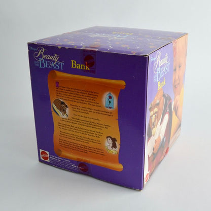 Disney Beauty and the Beast Bank NEW SEALED Vintage 90s