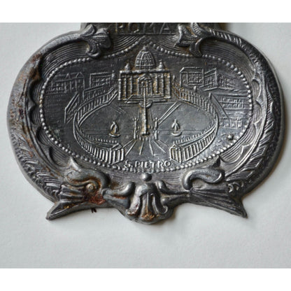 Vintage Rome Roma S Pietro Souvenier Silver