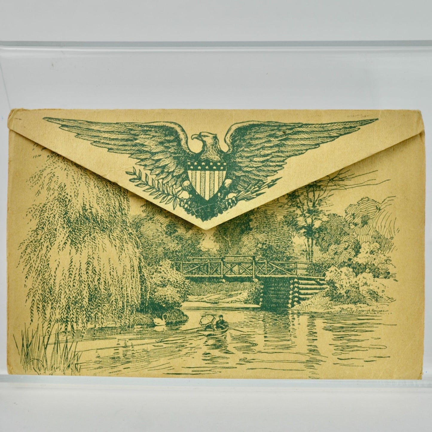 Antique Touring Chicago Postcard Photograph Folder Dated 1918