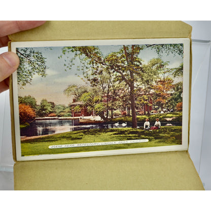 Antique Touring Chicago Postcard Photograph Folder Dated 1918