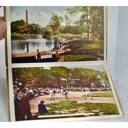 Antique Touring Chicago Postcard Photograph Folder Dated 1918