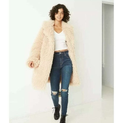 Wild Fable Faux Fur Teddy Bear Jacket