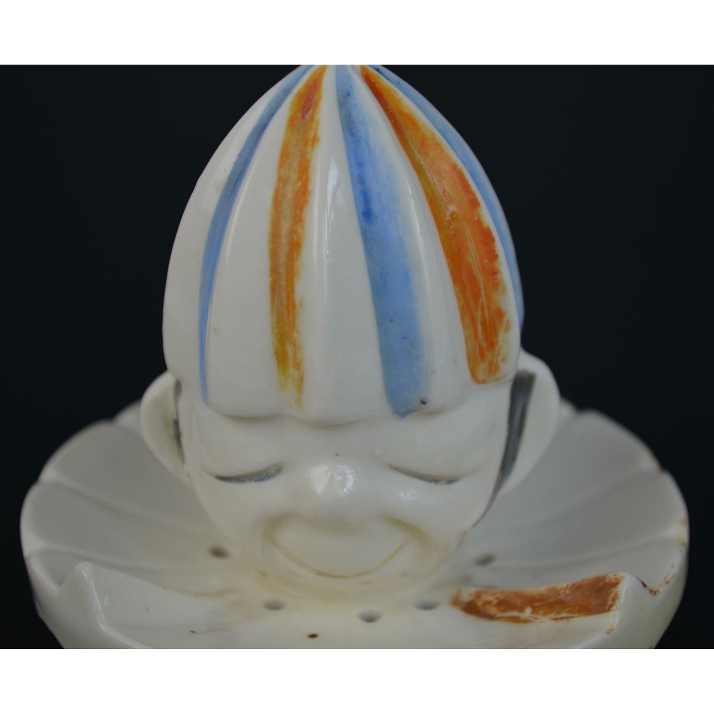 Vintage Ceramic Clown Juicer Reamer