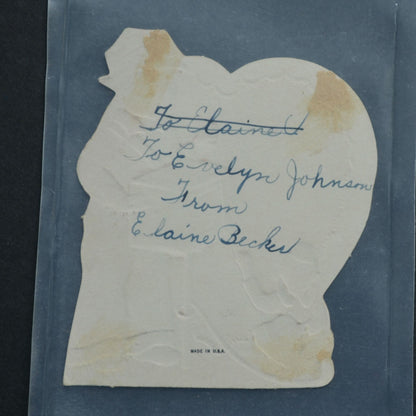 Vintage Valentine Organ Grinder Monkey Don't With This Heart