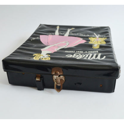 Vintage 1963 Midge Barbie's Best Friend Case Black Mattel