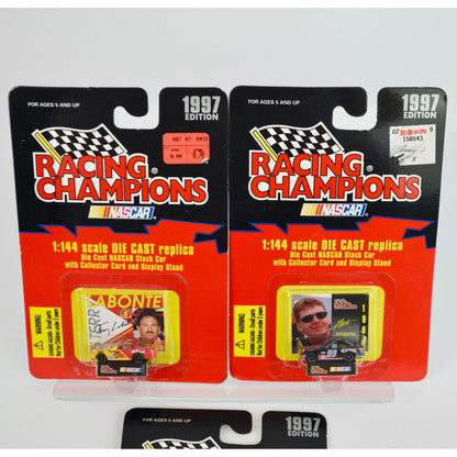 Racing Champions Nascar 1:144 Die Cast Replica Stock Cars Lot of 3 1997