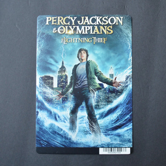 Blockbuster Backer Card Percy Jackson & The Olympians The Lightning Thief NO DISC