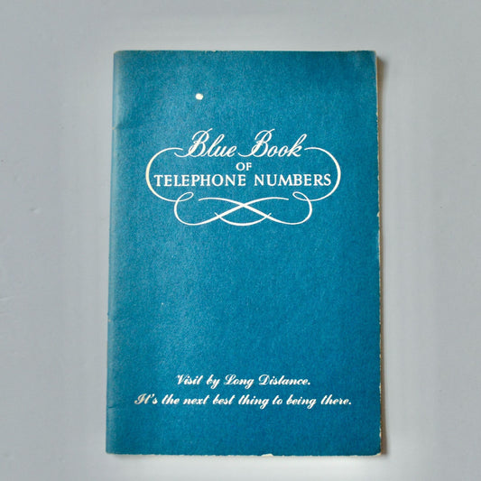 Blue Book of Telephone Numbers Northwestern Bell Telephone Company