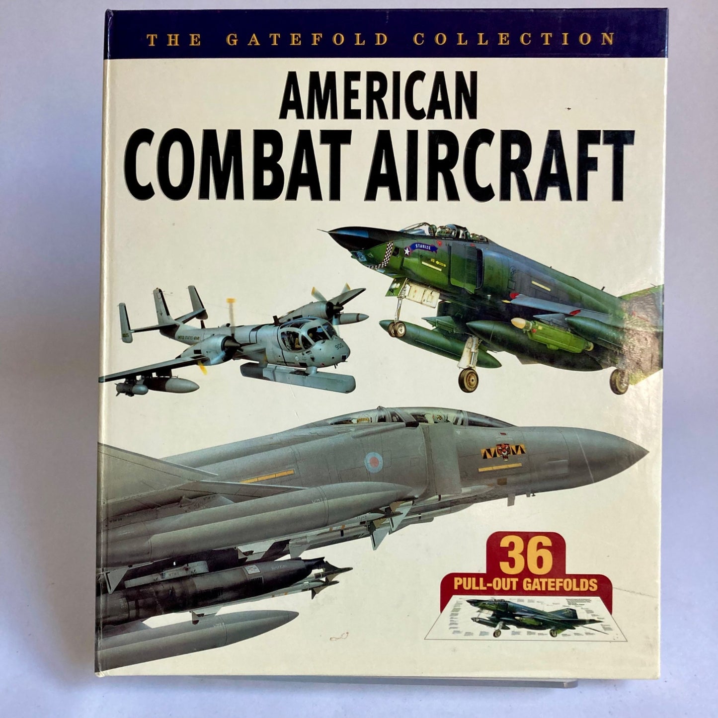 The Gatefold Collection American Combat Aircraft Book w/36 Pull-out Airplanes