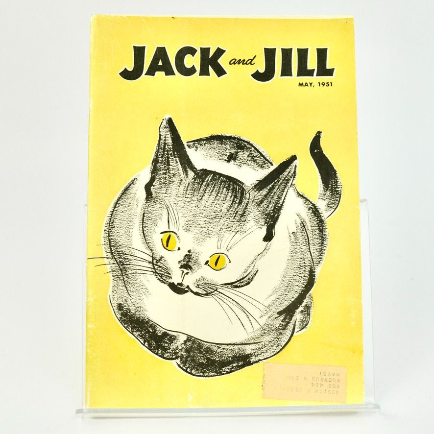 Jack and Jill Magazine May 1951 Cat