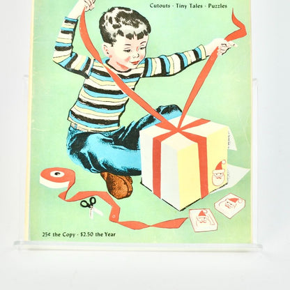 Jack and Jill Magazine December 1953 Boy Present Santa