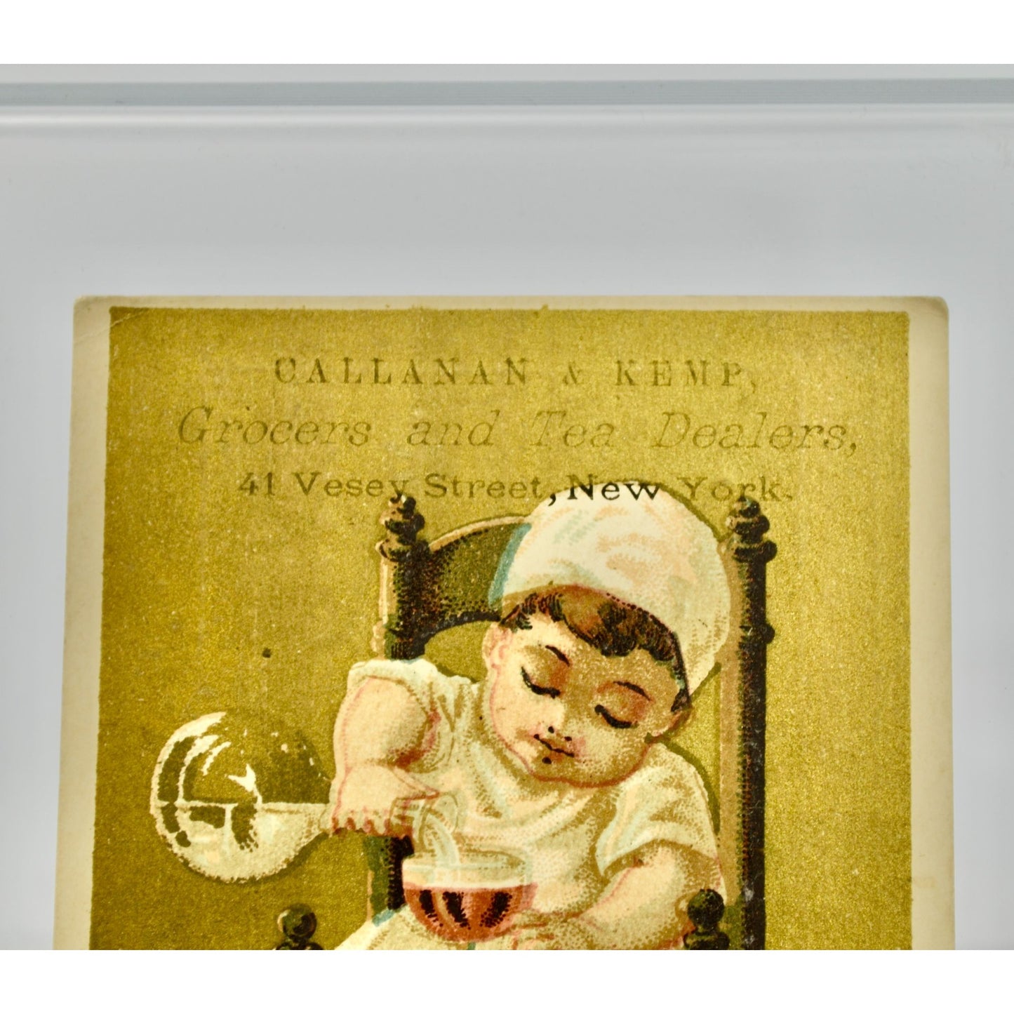 Callanan Kemp Groceries New York Victorian Trade Card