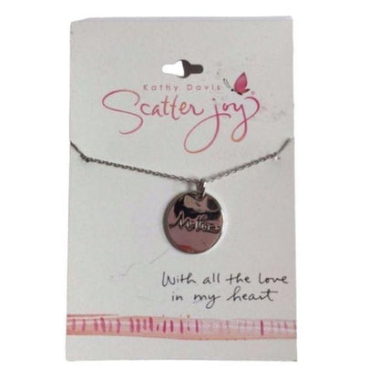 Scatter Joy Mother Silver Pendant Necklace New