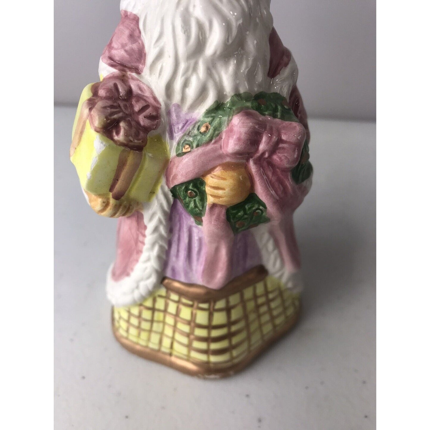Vintage Gift Collection Ceramic Santa Bell w/Original Box