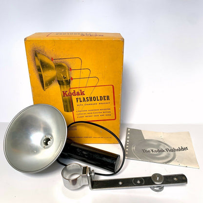 Kodak Flasholder With Standard Bracket In Original Box With Manual UNTESTED