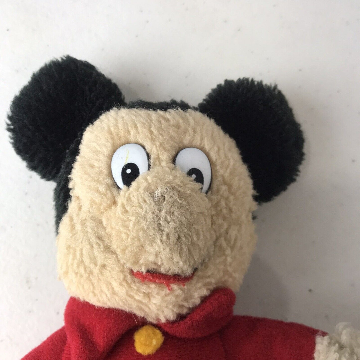 Vintage Walt Disney Productions Knickerbocker Mickey Mouse Plush Toy Stuffed