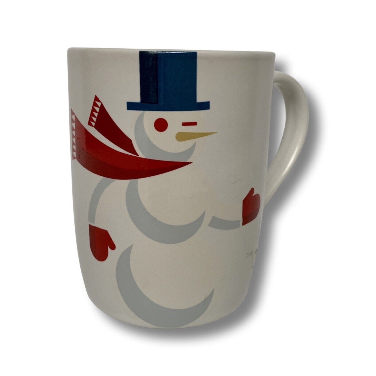 Starbucks 2012 SNOWMAN & Bunny Ceramic Coffee Mug Cup