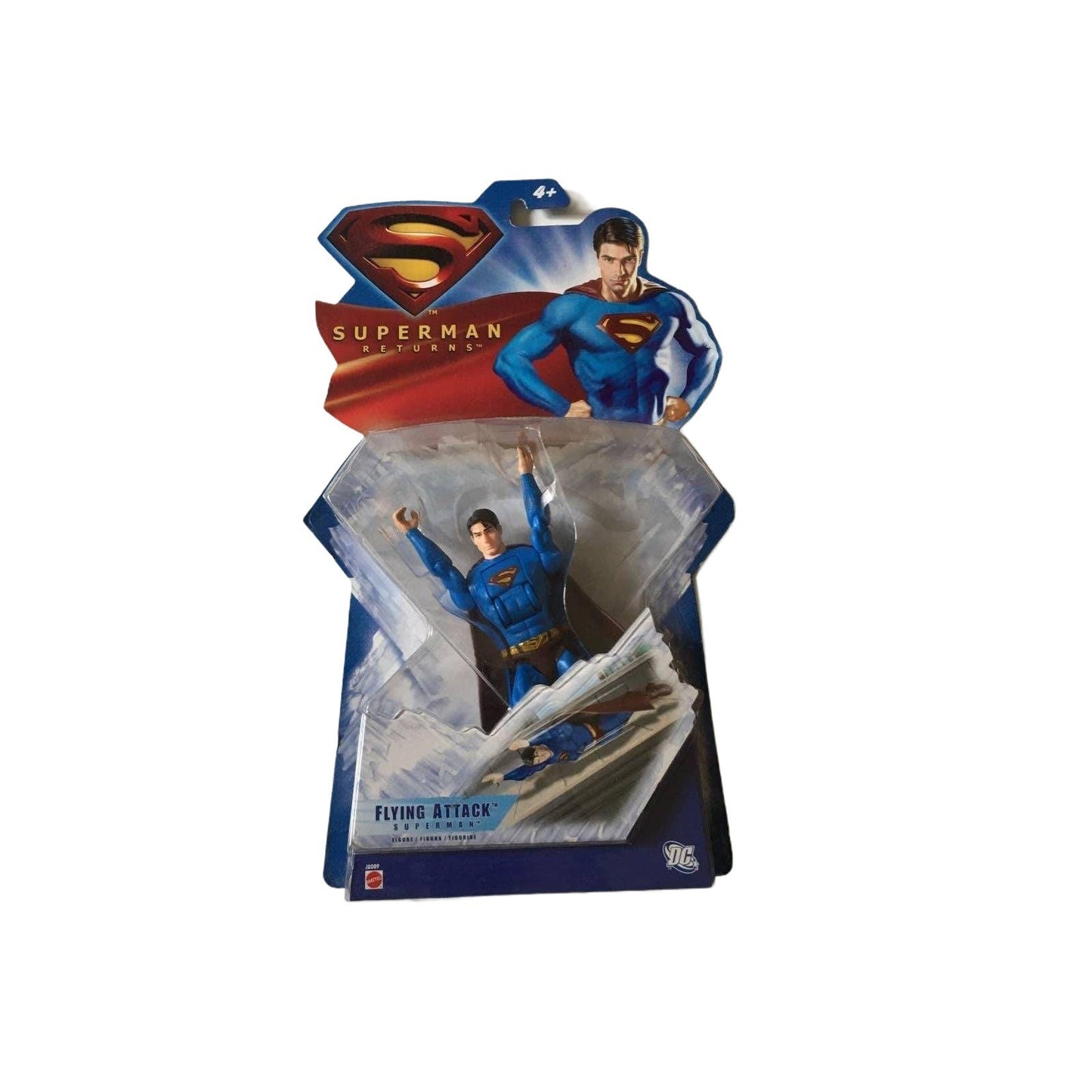 Superman Returns Flying Attack Figure New