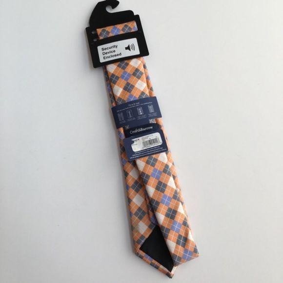 Croft & Barrow Orange Tonal Tie New