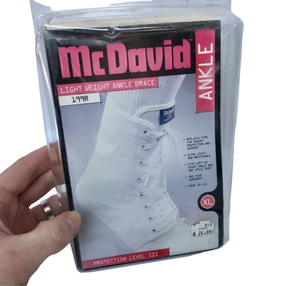 McDavid Light Weight Ankle Brace Size XL Men’s 14+