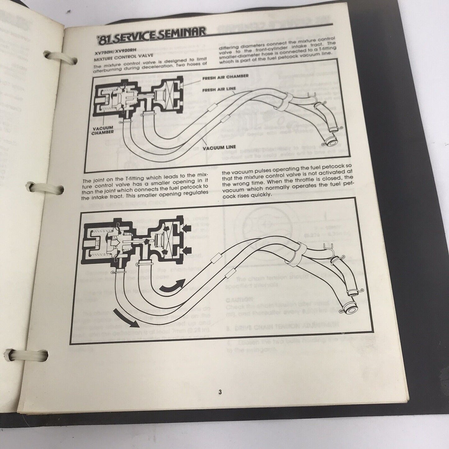 1981 Yamaha Technical Training Manual ‘81 Service Seminar Vintage Motorcycle