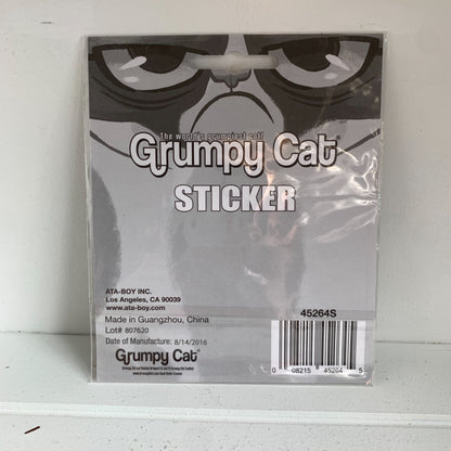 Grumpy Cat Go Away Sticker New Large