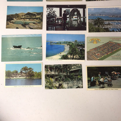 Lot 26 Vintage Postcards: Tropical States- New Orleans, LA, CA, TX, HI, etc.