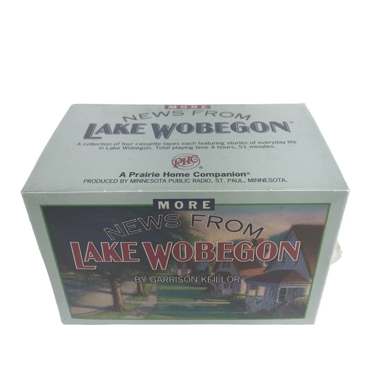 Garrison Keillor - More News from Lake Wobegon 1989 4-Cassette Set NEW, SEALED!