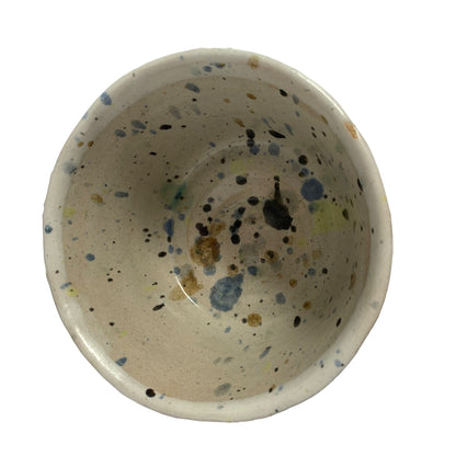 Amateur Pottery Small Bowl Speckled Glazed