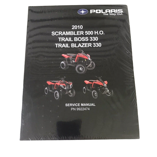 Polaris Manual PN 9922474 2010 Scrambler 500 HO Trail Boss 330 Blazer SEALED!