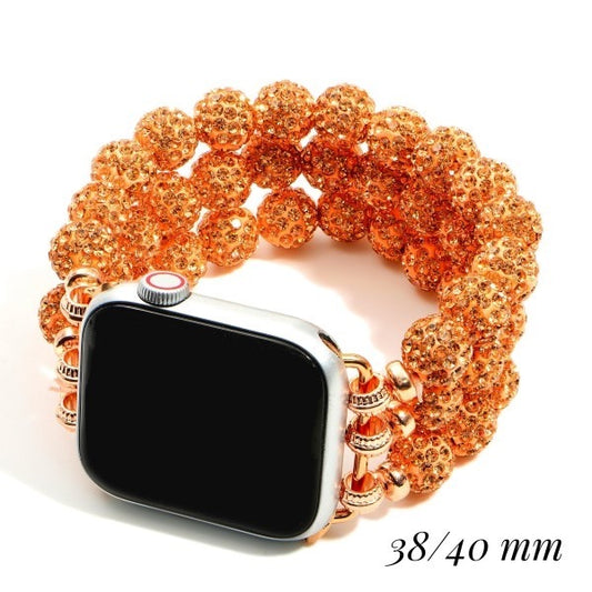 NEW Rose Gold Beaded Apple Watch Band Bracelet