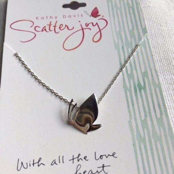 Kathy Davis Scatter Joy Butterfly Necklace