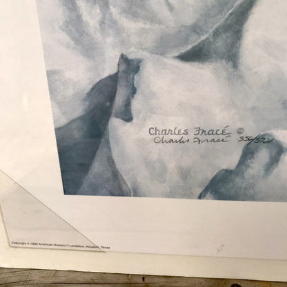 Charles Frace "Peace on Ice" Hand Signed & Numbered Print Autographed Harp Seals