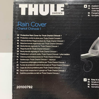 NEW Thule Rain Cover for Chariot Chinook 1 Stroller