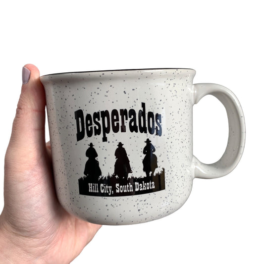 Desperados Hill City South Dakota Speckled Mug Ceramic